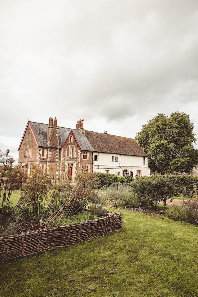 the gardens at Llanthony Secunda Priory