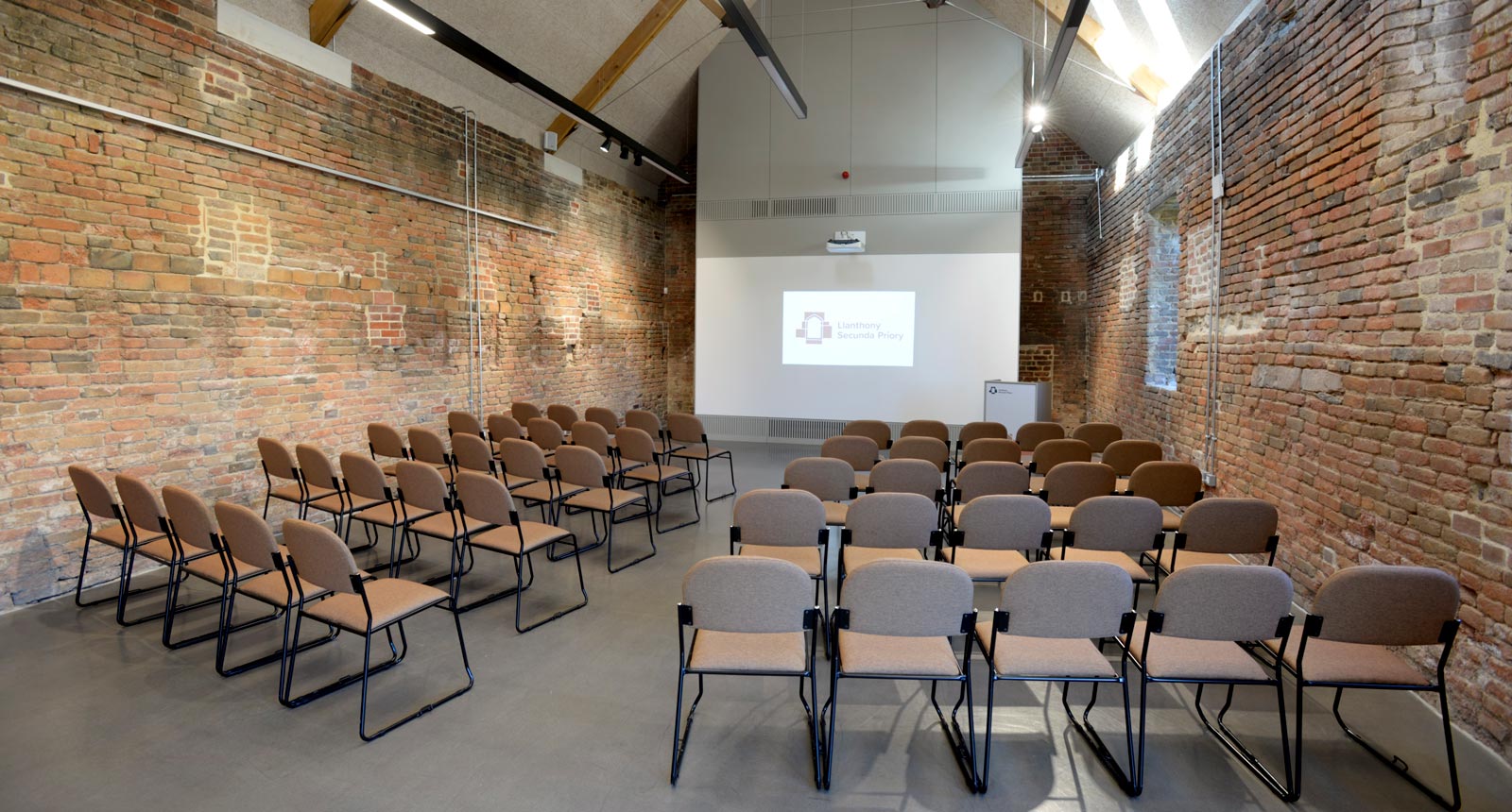 venue hire presentation plan at Llanthony Secunda Gloucester